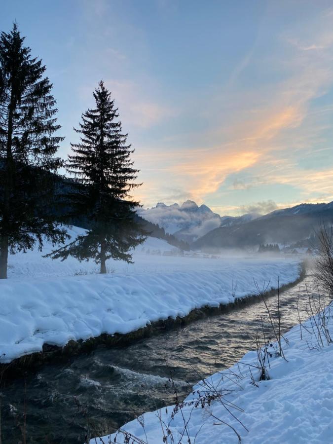 Das Almsternderl - gemütliche Wohnung in Gosau Exterior foto