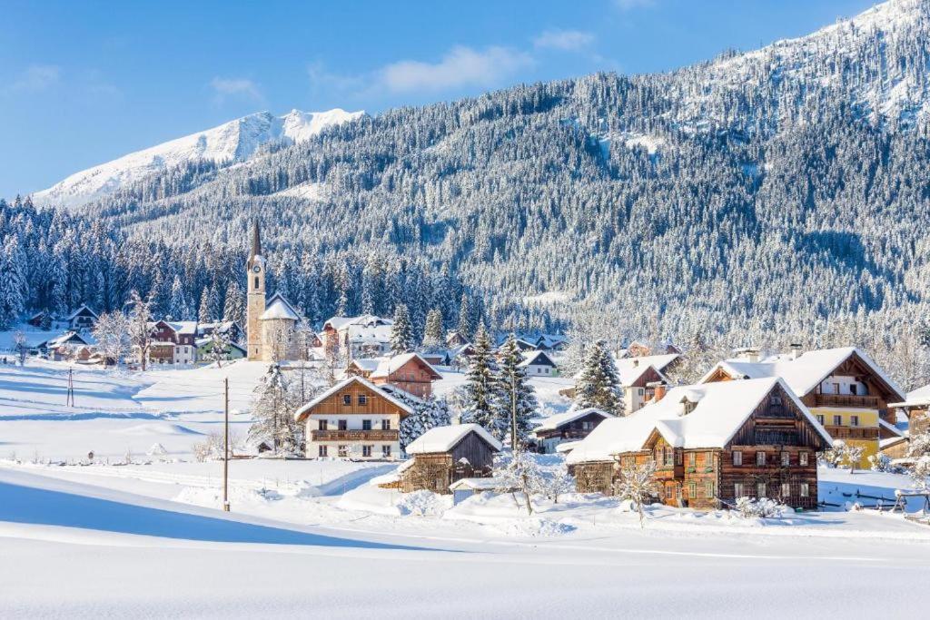 Das Almsternderl - gemütliche Wohnung in Gosau Exterior foto